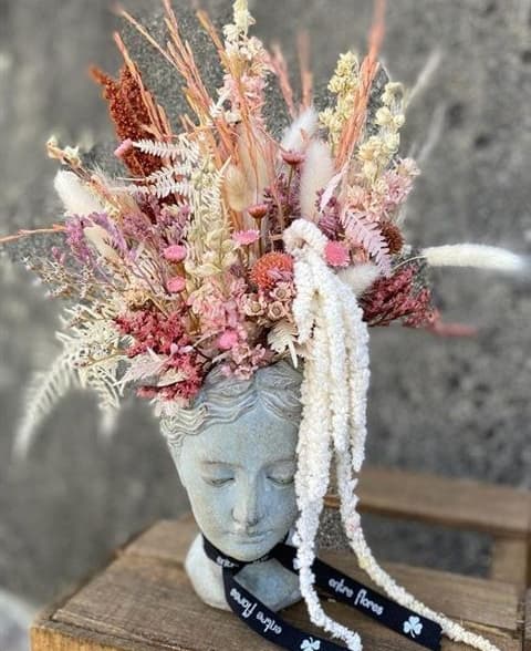 Centros flores preservadas